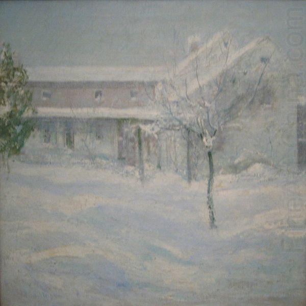 Old Holley House, Cos Cob, John Henry Twachtman